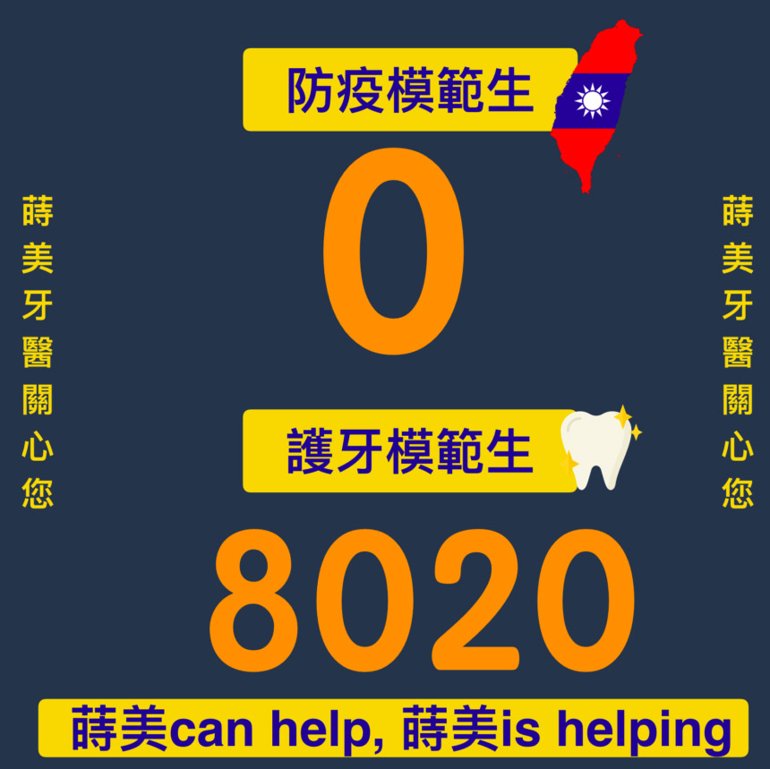 蒔美牙齒保健台灣零確診護牙模範生-860x859